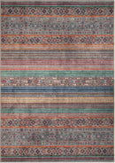 Keen Home Design 6x9 Rug - Machine Washable Area Rug with Non-Slip Backing, Ideal for Living Room, Dining Room, Bedroom - Vintage, Easy Clean, Durable, Low Pile Rug - (6' x 9') by CozyNest Decor