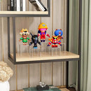 Square Acrylic Shelf Risers 3pcs, Acrylic Dessert Table Display Set, Clear Acrylic Showcase Collectibles Display Shelf for Funko Pop, Cupcake, Toys, Watches, Table Decorations - 4''x5''x6'' by CozyNest Decor