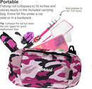 Kids Fishing Pole, Kids Portable Telescopic Fishing Rod Set, Tackle Box and Fishing Net Combo Kit, Kids Fishing Gear for Boys and Girls Age 5-10 and Youth by TinyTreasures Baby Boutique