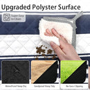 HX&OD Outdoor Picnic Blanket Extra Large, 80”x60” Waterproof Picnic Mat Foldable Camping Blanket Portable with Carry Strap for Beach Mat (Bule) by TinyTreasures Baby Boutique