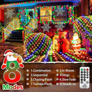 KNONEW Christmas Net Lights 360 LEDs 13ft x 9.8ft Outdoor Mesh Lights Connectable Waterproof 8 Modes & Timer Plug-in Net Fairy Lights for Bushes Garden Party Wedding Holiday,Multicolor by GreenHaven Gardens