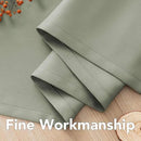 H.VERSAILTEX Room Darkening Curtains for Living Room Light Reducing Thermal Insulated Window Treatment Panels/Drapes Grommet Top 2 Panels Sea Grass - 52 x 84 Inches by CozyNest Decor