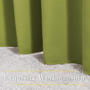 NICETOWN Bedroom Room Darkening Curtains and Drapes - Energy Smart Thermal Insulated Solid Grommet Room Darkening Draperies for Living Room (2 Panels, 66 inches x 72 inches, Fresh Green) by TinyTreasures Baby Boutique