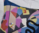 Wool Cotton Blend Abstract Flow Plush Pillow Cover - 18x18, Indoor and Outdoor by CozyNest Decor