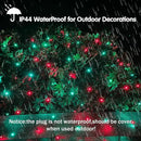 HISHINY LED Christmas Net Lights Outdoor, 5ftx5ft 100LED Green Wire, Connectable Bush Mesh Net Lights String for Halloween Christmas Party,Shrub,Yard,Tree（Red&Green） by GreenHaven Gardens