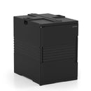 91 Qt Insulated Food Pan Carrier with Door Shafts-Black by LJGDeals