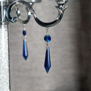 HDCRYSTALGIFTS 25pcs Blue Chandelier Crystals Replacement Chandelier Icicle Crystal Prisms Crystal Drop Prisms by GreenHaven Gardens