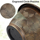 12 Inch Large Planter Pot for Plants Indoor Outdoor, 4 Pack Plastic Flower Pots with Drainage Hole & Tray, Modern Decorative Garden Pot with Saucer, Plant Container for House by GreenHaven Gardens