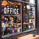 Halloween Window Clings - Halloween Decorations Static Window Stickers for Glass, Removable Large Double-Sided Window Decals for Indoor Home Decor, Bat Fall Cute Party Gift, 65 PCS/9 Sheet by CozyNest Decor
