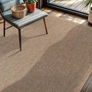 CAMILSON Easy Jute Rug 4x6, Indoor Outdoor Natural Color Fiber Area Rugs for Living Room Patio and Kitchen Rug Herringbone Seagrass Woven Design Easy-Cleaning Washable Outside Carpet Alfombras 4 x 6 by CozyNest Decor