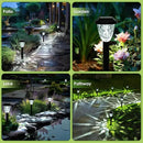 Solar Outdoor Lights Waterproof,Solar Pathway Lights Outdoor with Great Pattern, Auto On/Off Garden Decor for Outside Garden Walkway Driveway Pathway(12 Pack) by GreenHaven Gardens