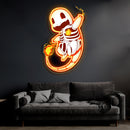 Charmander Plexiglass Neon Art, Pokemon Neon Sign, Neon Light Sign, Neon Wall Art, Neon Sign, Neon Light Sign, Neon Gifts, Gamer Gifts
