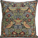 Charlotte Home Furnishings Throw Pillow Covers 16x16 in, Blue Strawberry Decorative Couch Pillow Covers, Boho European Tapestry Cushion Cases, Living Room Cozy Home Decor, Jacquard Woven Soft Cotton by CozyNest Decor