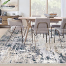 Area Rugs 9x12 Living Room: Washable Rug Modern Abstract Large Rugs Soft Non Slip Neutral Rug Stain Resistant Indoor Carpet for Bedroom Kitchen Dining Room Home Office Rugs(Black Brown,9'x12') by TinyTreasures Baby Boutique