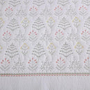MarCielo 3-Piece 100% Cotton Oversized Bedspread Lightweight Quilt Coverlet Embroidery Farmhouse Bedding Set(TL Floral White,Oversized King (118"x106")) by CozyNest Decor
