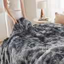 Bedsure GentleSoft Fluffy Fuzzy Faux Fur Throw Blanket, Soft Sherpa Fleece Cozy Gifts for Women, Grey Room Decor for Men Plush Blanket for Couch Bed, Thick Warm Minky Gifts for Girls Boys Teenages by CozyNest Decor
