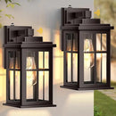 Bronze Dusk to Dawn Outdoor Lighting, 2 Pack Porch Lights, Outdoor Wall Lights with Tempered Glass, Light Fixture for House, Garden, Entryway, Doorway, Waterproof by GreenHaven Gardens
