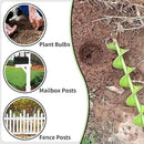 TCBWFY 3x24 Inch Auger Drill Bit for Planting,Easy Planter Garden Auger for Bulbs, Bedding Plants & Post Holes - Compatible with 3/8" Hex Drive by GreenHaven Gardens