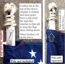 US Flag Factory 3x5 FT Texas State Flag (Sewn Star, Sewn Stripes) (Pole Sleeve) Outdoor SolarMax Nylon - Premium Quality - Made in America (3x5 FT (Pole Sleeve)) by GreenHaven Gardens