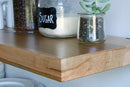 Urban Legacy Deep Floating Shelves | Wormy Maple with Furniture Grade Clear Coat | Low Profile Brackets | Set of 2 (24" x 11" x 2") by CozyNest Decor