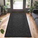 COSY HOMEER-Door-Mat 36"x60" Non Slip Absorbent Entryway Rugs Dirt Trapper Doormats Washable Entrance Mats Low Pile Welcome Floor Mat for Front Back Door and Entry Mats,Black by CozyNest Decor