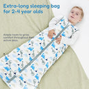 TotAha Toddler Sleep Sack 1.0 TOG for 2T-3T-4T, Premium Soft Wearable Blanket Baby Sleeping Bag with 2-way Safe Zipper for Girl Boy by TinyTreasures Baby Boutique