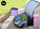 MIRA 9oz Insulated Food Jar Thermo for Hot Food & Soup, Compact Stainless Steel Vacuum Lunch Container - Lilac by TinyTreasures Baby Boutique