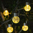 GIGALUMI Solar Lights Outdoor Waterproof ,12 Pack Solar Hanging Lights Garden Decor,Gifts for Women Mom Grandma,Solar Outdoor Lights Lantern Cracked Glass for Yard, Fence, Tree(Warm White) by GreenHaven Gardens