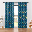Pixel Rocket Kids Blackout Curtains - 100% Blackout, Thermal Insulated, Noise Reducing, Perfect for Kids Room and Nursery, 2 Panels (Pixel Rocket Fleet, W52×L84) by TinyTreasures Baby Boutique