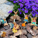 Mood Lab Fairy Garden - Miniature Fairies Figurines Accessories - Camping Kit of 9 pcs - Set for Outdoor or House Decor by CozyNest Decor