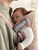 BabyBjörn Baby Carrier Mini, 3D Mesh, Dusty Pink | Newborn Carrier (7-25 lbs), Ergonomic, Easy-to-Use by TinyTreasures Baby Boutique