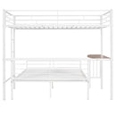 Bunk Bed With Desk, Ladder And Quality Slats For Bedroom by HouseOfZazla