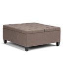 Harrison - Upholstered Coffee Table Storage Ottoman by Unique Piece Furniture