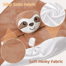 Pro Goleem Sloth Security Blanket Soft Loveys for Babies for Boys and Girls Newborn Lovie Infant Blankie Sloth Baby Stuff Baby Snuggle Toy Stuffed Animal Baby Gifts 14 Inch by TinyTreasures Baby Boutique