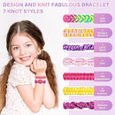 Dpai Friendship Bracelet Making Kit for Girls,DIY Arts and Crafts Toys,Jewelry String Maker Kit,The Best Birthday Gifts Ideas for Girls 6 7 8 9 10 11 12+ Years Old（Double Purple by TinyTreasures Baby Boutique