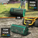 LANDZIE Lawn & Garden Spreaders - 36 Inch Heavy Duty Metal Mesh Basket Push/Tow Spreader - Compost, Peat Moss, Top Soil, Mulch - Durable Lightweight Multi-Purpose Yard Care Equipment - Manure Spreader by GreenHaven Gardens