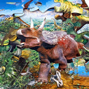 Jumbo Floor Puzzle for Kids,48 Piece Volcano Dinosaur Large Jigsaw Puzzles, Fun Educational Toy for Toddlers Ages 3-5,Preschool Learning Gift for Boy Girl Ages 4-8 by TinyTreasures Baby Boutique