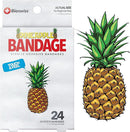 BioSwiss Bandages, Pineapple Shaped Self Adhesive Bandage, Latex Free Sterile Wound Care, Fun First Aid Kit Supplies for Kids, 24 Count by TinyTreasures Baby Boutique