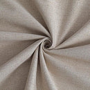 Blackout Curtains Customsize 1 Panel, 100% Blackout Textured Thermal Curtains, Grommet Privacy Light Blocking Drapes for Living Room Bedroom Luxury Decor(Customsize, Beige)