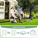 GENIMO Outdoor Rug Waterproof 6'x9' for Patio, Foldable Reversible Plastic Straw Carpet for Travel Trailers, Outside Area Mat for Rv, Deck, Picnic, Porch, Camper, Balcony, Beach, Brown & Beige by CozyNest Decor