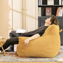 Bean Bag Chair with Filler, Bean Bag Sofa Chair with Tufted Soft Armrests Plush Lazy Sofa Comfy Chair,Large BeanBag Chair for Adults in Livingroom, Bedroom by CozyNest Decor