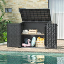 NUNU LAB Outdoor Storage Cabinet 36 Cu.Ft Garden Storage Shed Waterproof Lockable for Garden Hoses, Generator, and Lawn Mower by GreenHaven Gardens