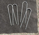 Sandbaggy Galvanized 6-Inch Landscape Staples ~ 9 Gauge Steel - Fabric Pins, Garden Earth Stakes, Ground Cover, Fence Anchors, Lawn Nails ~ Trusted by Organic Farmers Across The USA (5,000 Staples) by CozyNest Decor