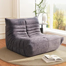 Bean Bag Chair, Lazy Floor Sofa Couch for Adults and Kids, Fireside Chair with Ergonomic Design, Memory Foam Lounge Chair for Living Room Bedroom, Office, Grey by CozyNest Decor