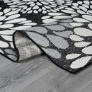 Beverly Rug Outdoor Rug 9x12 Modern Exotic Tropical Leaf Area Rugs for Indoor and Outdoor Patio Deck Porch Garden Water Resistant Washable Outside Carpet (9 x 12 Dark Gray) by CozyNest Decor