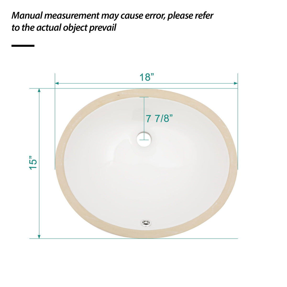 Elegant Ceramic Oval Undermount Bathroom Sink With Overflow, photo 13 of 20
