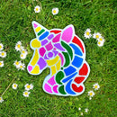 TOYLI Unicorn Painting Kit for Kids, Art Set, DIY Project, Stepping Stone Kit, Includes 2 Brushes and 6 Paints, Mess-Free Arts and Crafts by TinyTreasures Baby Boutique