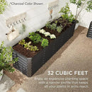 Best Choice Products 8x2x2ft Outdoor Metal Raised Garden Bed, Rectangular Deep Root Planter Box for Vegetables, Flowers, Herbs, and Succulents w/ 239 Gallon Capacity - Beige by GreenHaven Gardens