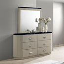Travonte - Mirror - Gray / Beige by Unique Piece Furniture