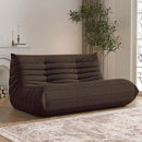 Bean Bag Chair, Loveseat Fireside Chair Bean Bag Sofa Large Bean Bag Chair for Adults, 2 Seater Bean Bag Chairs for Teens with High Density Comfortable Foam, Bean Bag for Living Room, Bedroom(Coffee) by CozyNest Decor